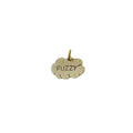 The Dreamer's Cloud Token | Artisan Celestial Pet ID & Custom Silhouette Dog Tag, front view