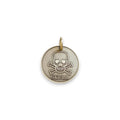 The Corsair Token | Artisan Jolly Roger Pet ID & Custom Engraved Dog Tag, front view