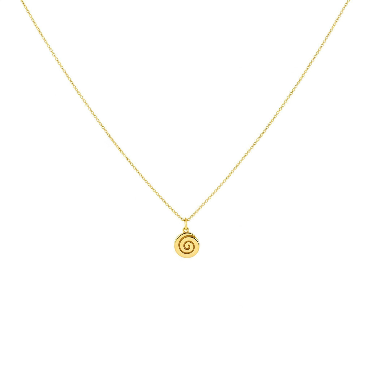 Spiral Necklace | Growth & Evolution Talisman, alternate angle