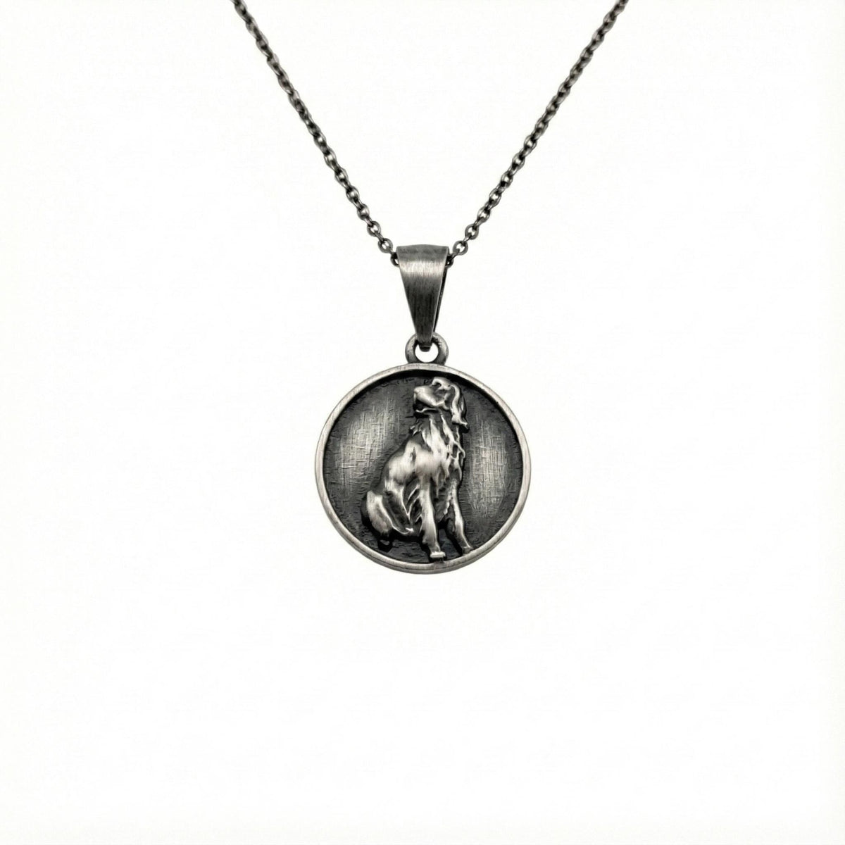 Labrador Retriever Medallion | Loyal Companion Talisman, alternate angle