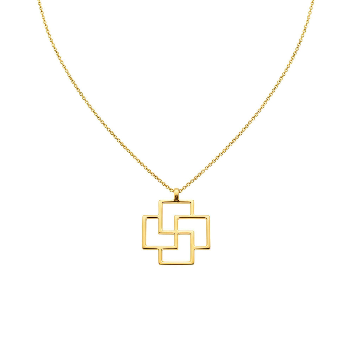 Tursaansydan Pendant | Ancient Finnish Protection Charm, in Yellow Gold Plated finish