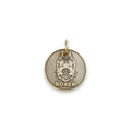 The Spirited Boxer Token | Artisan Breed Pet ID & Custom Engraved Dog Tag, front view