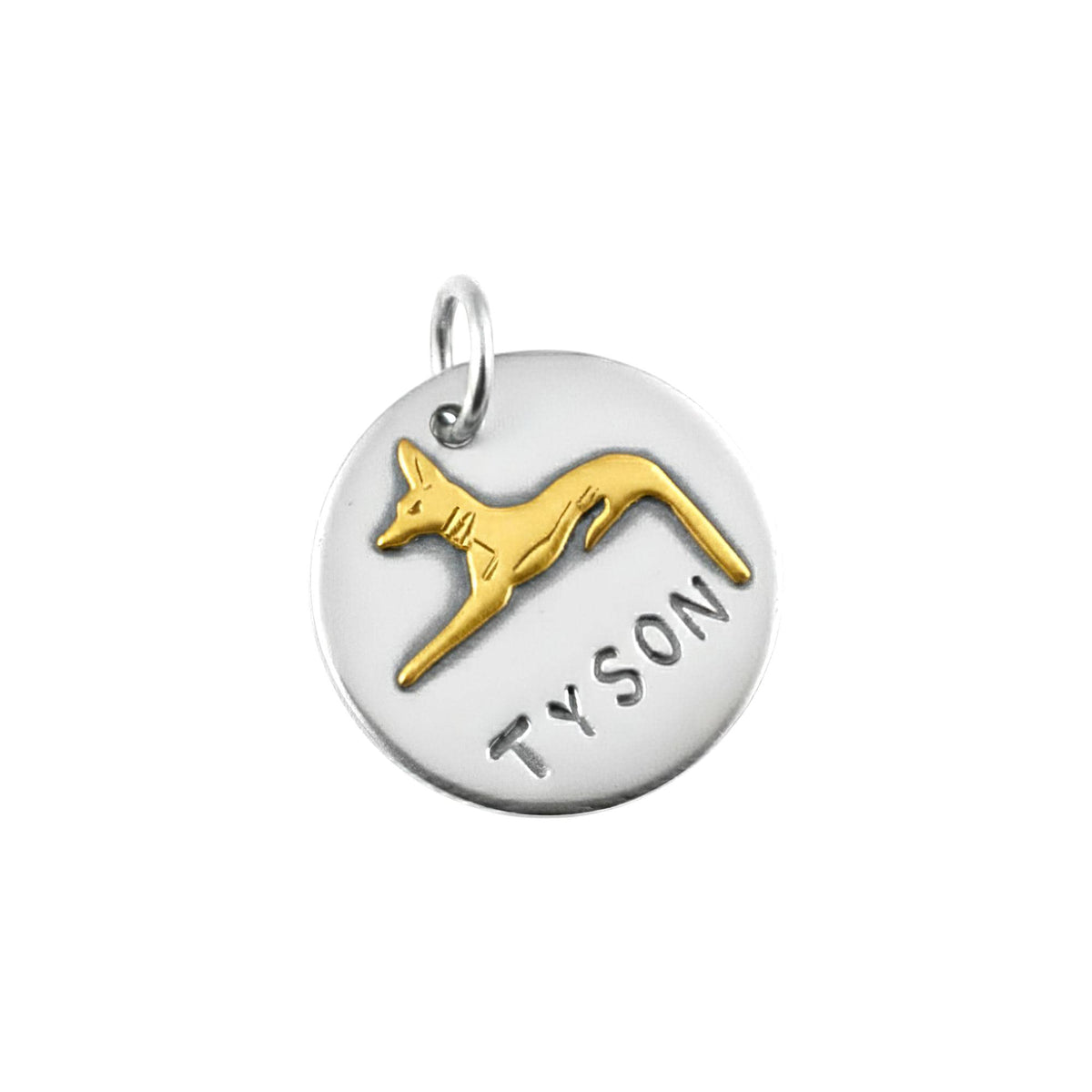 The Guardian of Souls Token | Artisan Anubis Pet ID & Custom Egyptian Dog Tag, alternate angle