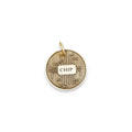 The Circuit Token | Artisan Microchip Pet ID & Custom Engraved Dog Tag, front view