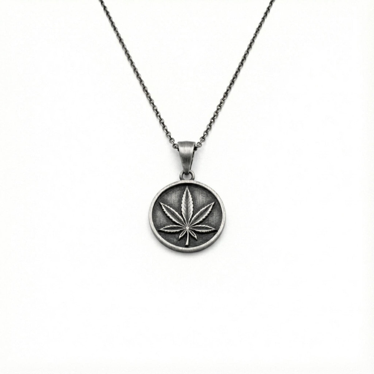 Five-Leaf Botanical Medallion | Ancient Herbal Talisman, styled view