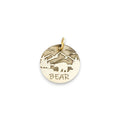 The Alpine Bear Token | Artisan Forest Pet ID & Custom Engraved Dog Tag, front view