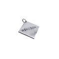 The Striking Rhombus Token | Artisan Geometric Pet ID & Custom Dog Tag, front view
