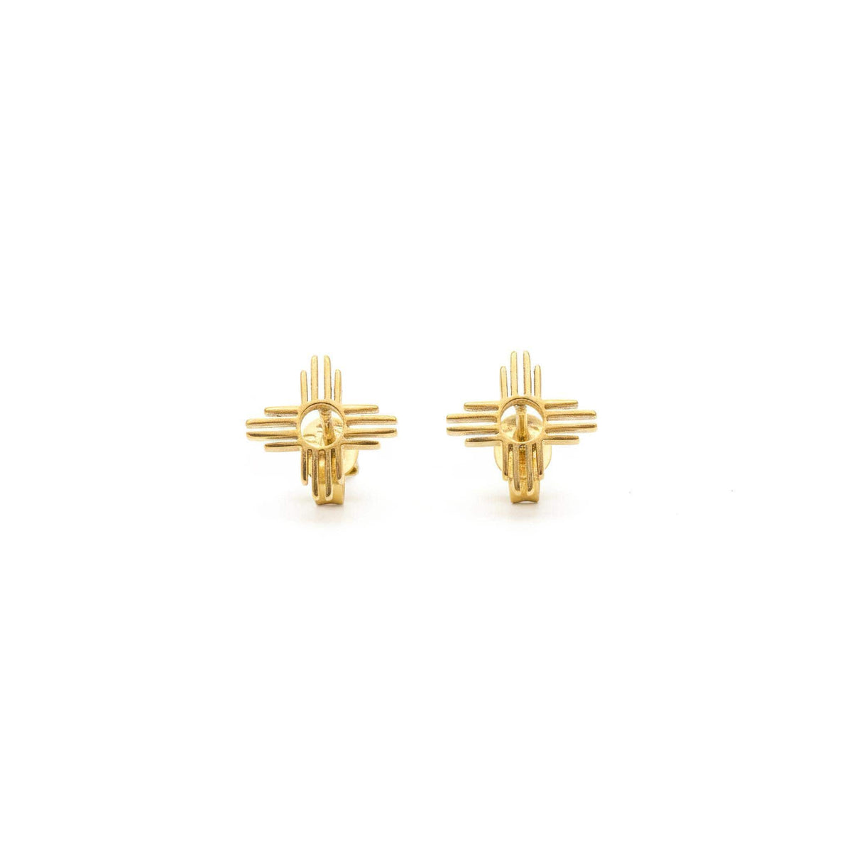 Zia Sun Stud Earrings | New Mexico Balance Talisman