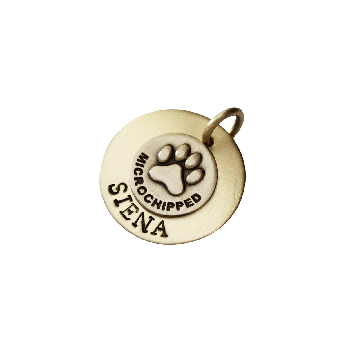 The Sentinel Sigil | Artisan Microchip Pet ID & Custom Engraved Dog Tag, additional detail