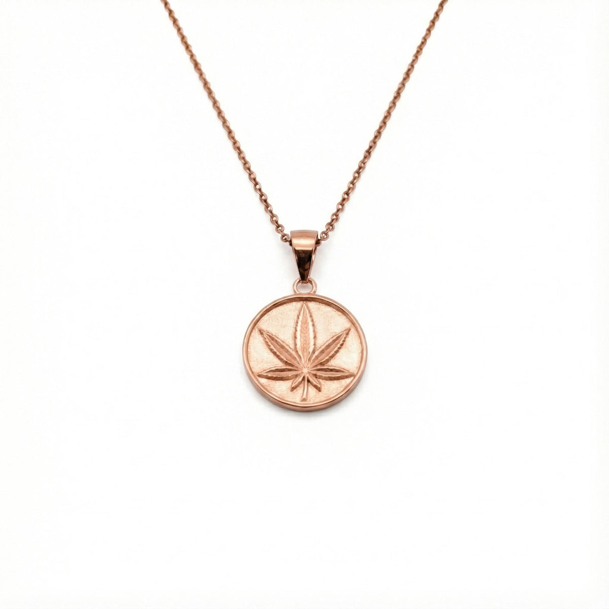Five-Leaf Botanical Medallion | Ancient Herbal Talisman, alternate angle