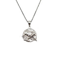 Bull Medallion Necklace | Strength & Resilience Talisman, front view