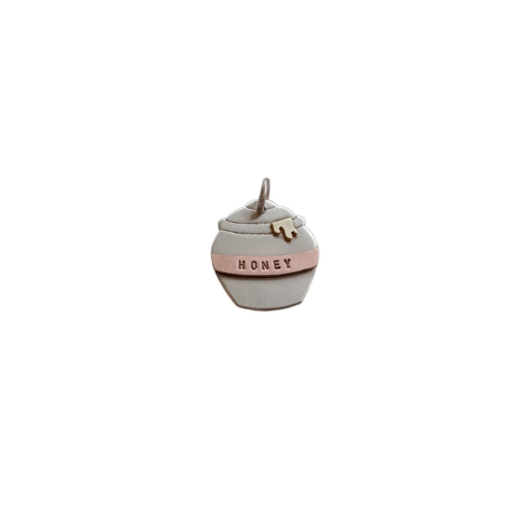 The Sweetest Soul Token | Artisan Honey Jar Pet ID & Custom Dog Tag, alternate angle