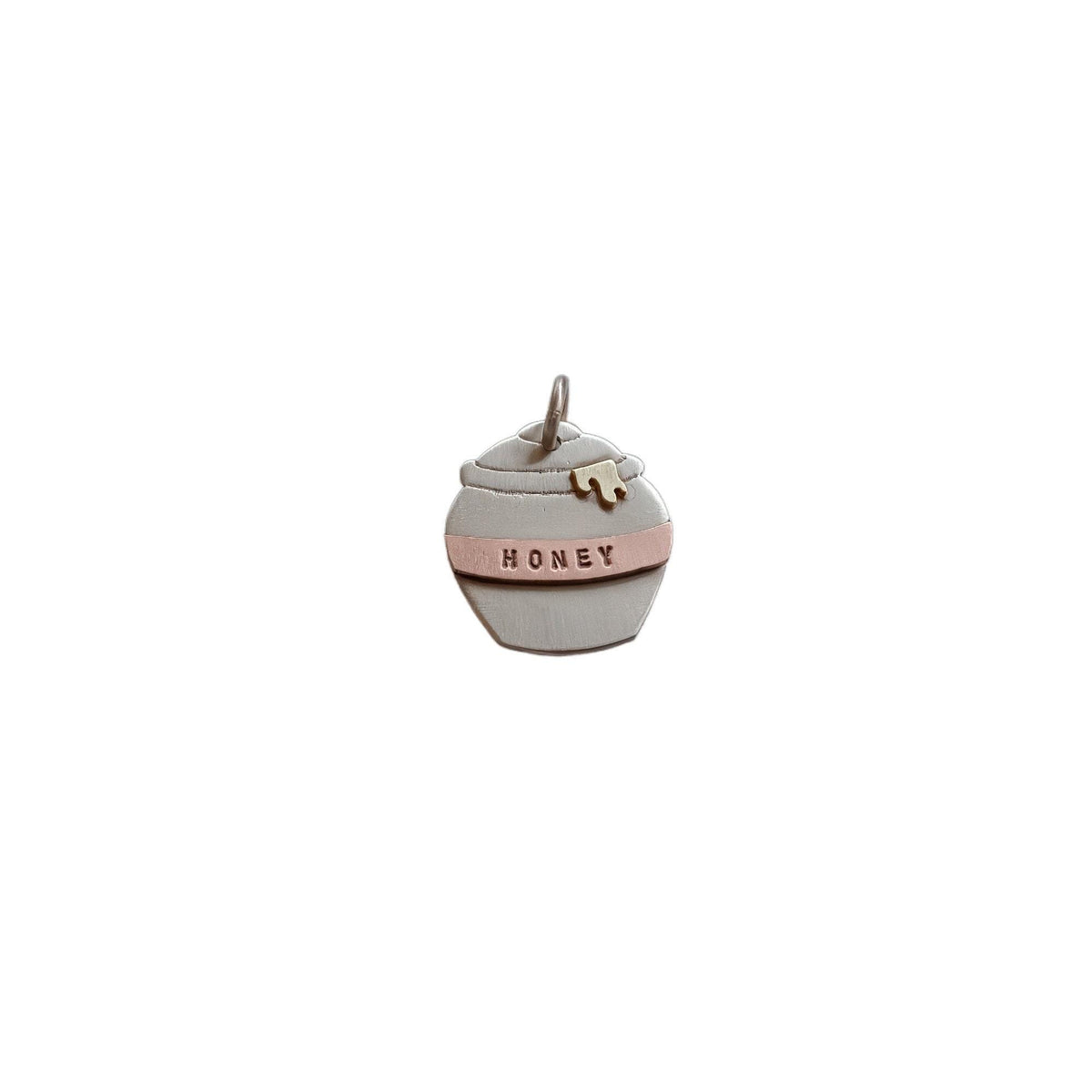 The Sweetest Soul Token | Artisan Honey Jar Pet ID & Custom Dog Tag, alternate angle