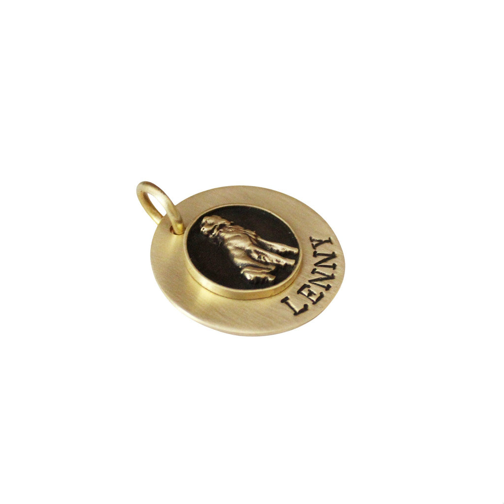 The Labrador Sigil | Artisan Breed Pet ID & Custom Engraved Dog Tag, additional detail