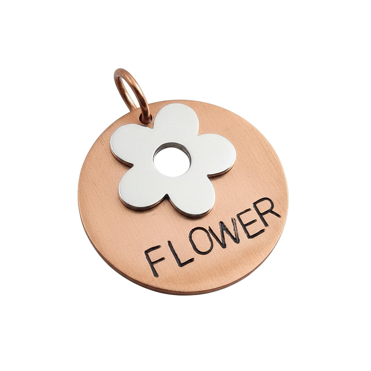 The Wildflower Token | Artisan Floral Pet ID & Custom Dog Tag