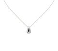 Pebble Charm Necklace | Minimalist Nature Talisman, front view