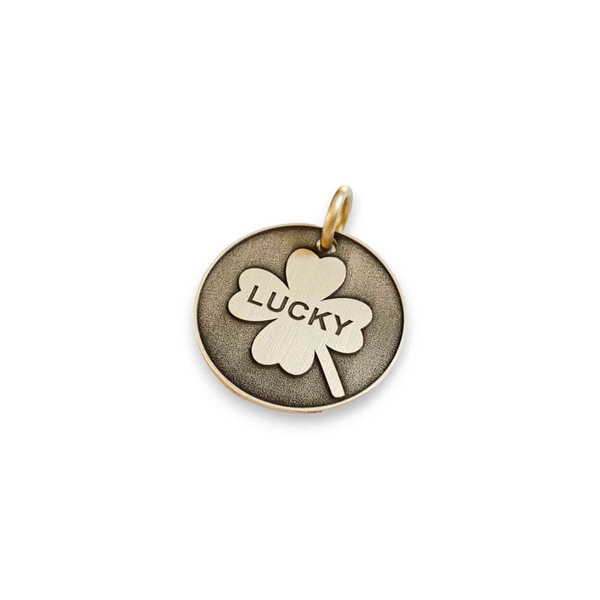 The Four-Leaf Token | Artisan Clover Pet ID & Custom Engraved Dog Tag, styled view