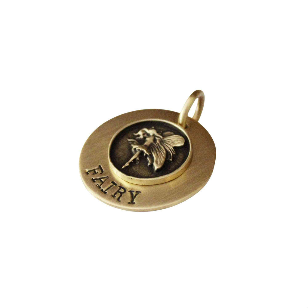The Enchanted Guardian Token | Artisan Fairy Pet ID & Custom Dog Tag, additional detail