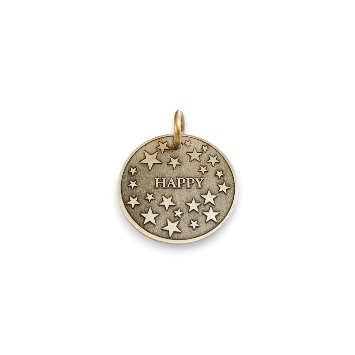 The Celestial Stardust Token | Artisan Star Pet ID & Custom Engraved Dog Tag, additional detail
