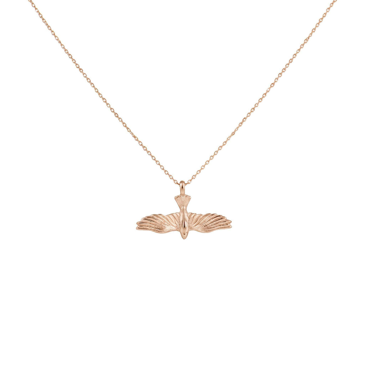 Dove Necklace | Symbol of Peace & Renewal, in Rose Gold Plated finish
