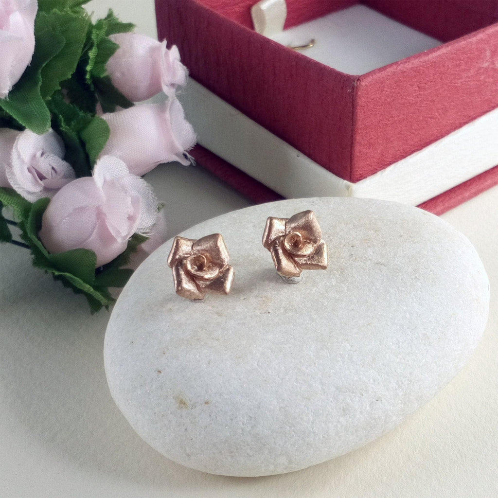 Rose Stud Earrings | Floral Jewelry, additional detail