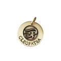 The Watchful Horus Token | Artisan Egyptian Pet ID & Custom Engraved Amulet, front view