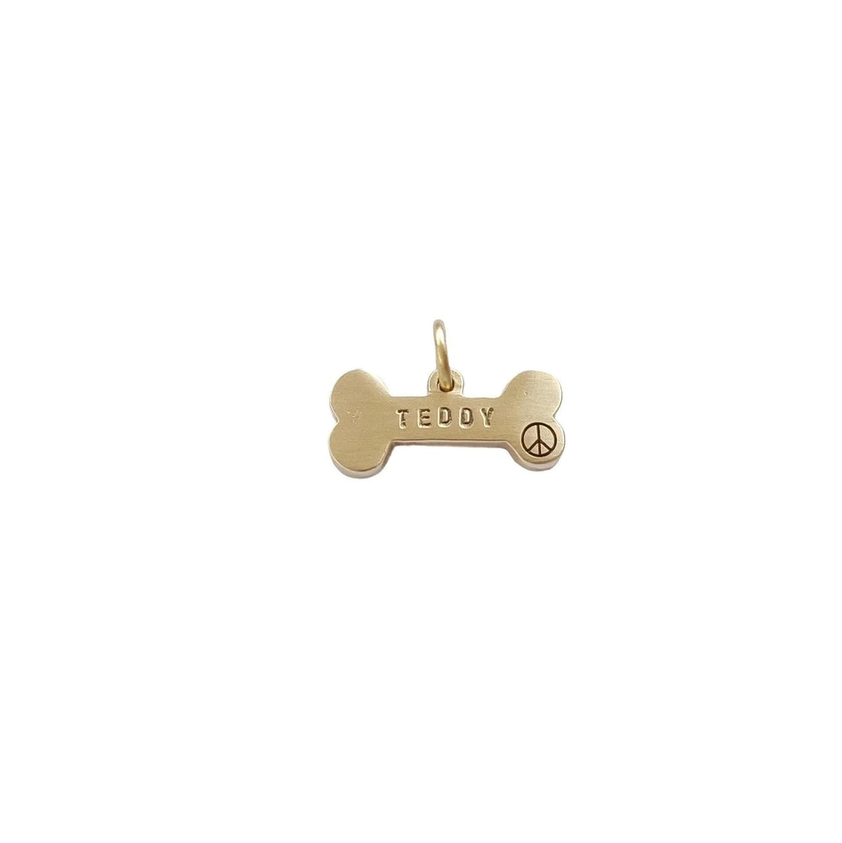 The Symbolic Bone Token | Heavy-Gauge Custom Motif Brass Pet ID Tag