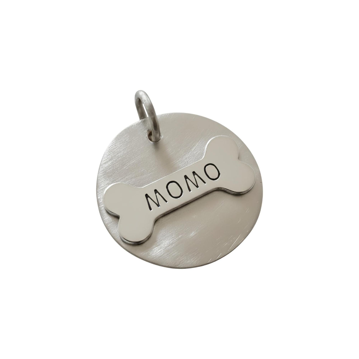 The Devotional Bone Token | Artisan Circular Pet ID & Custom Raised Motif Dog Tag