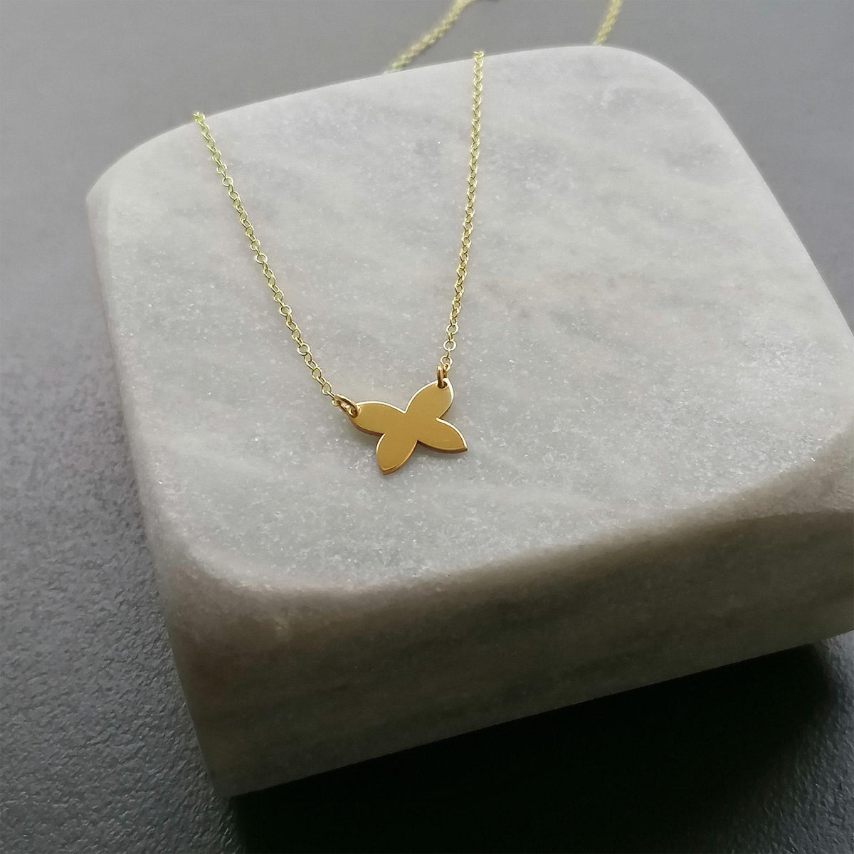 Butterfly Necklace | Transformation & Growth Charm, front view