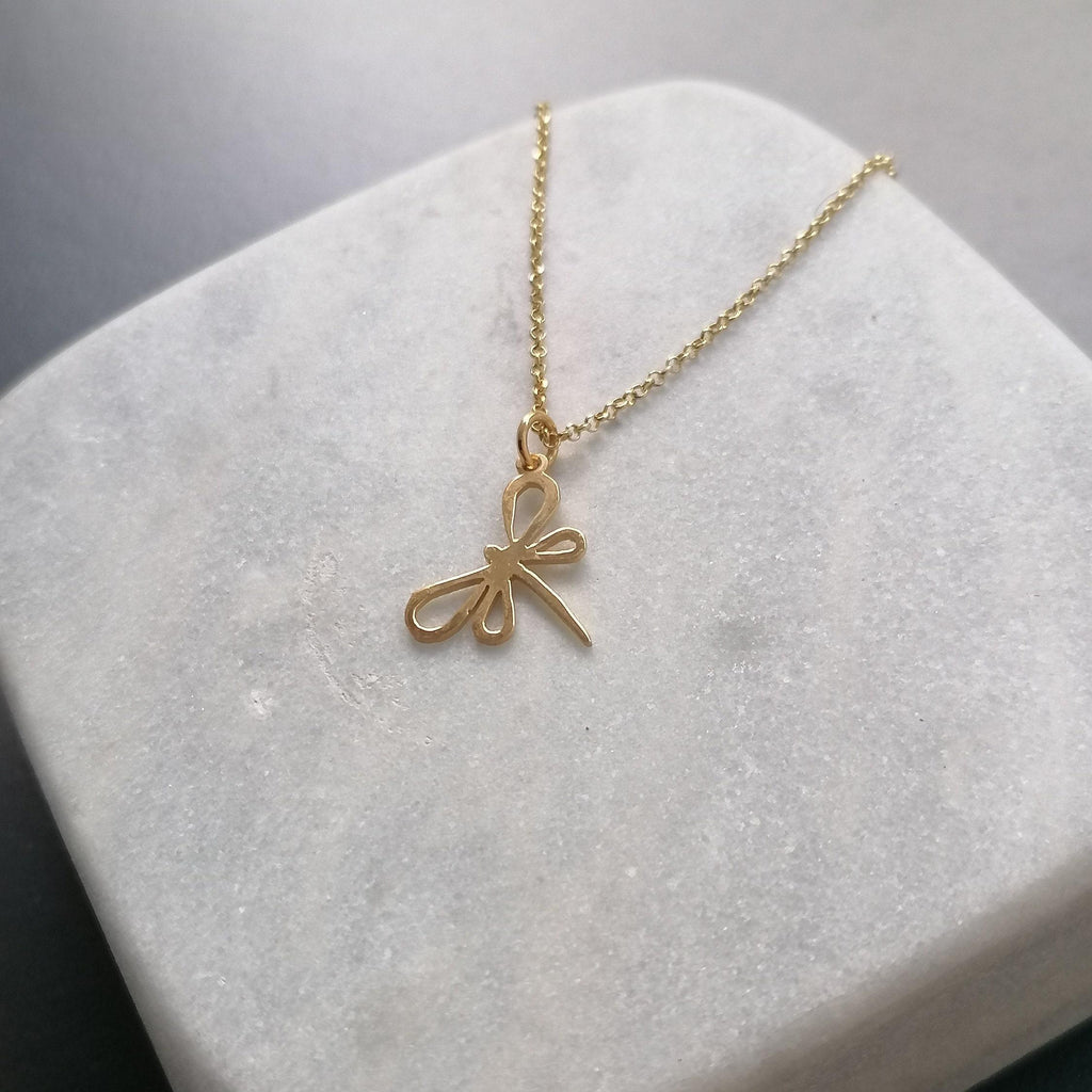 Dragonfly Charm Necklace | Symbol of Transformation