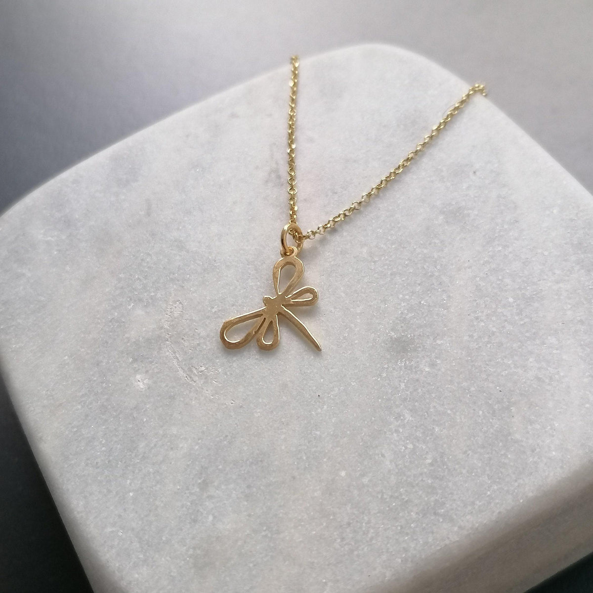 Dragonfly Charm Necklace | Symbol of Transformation