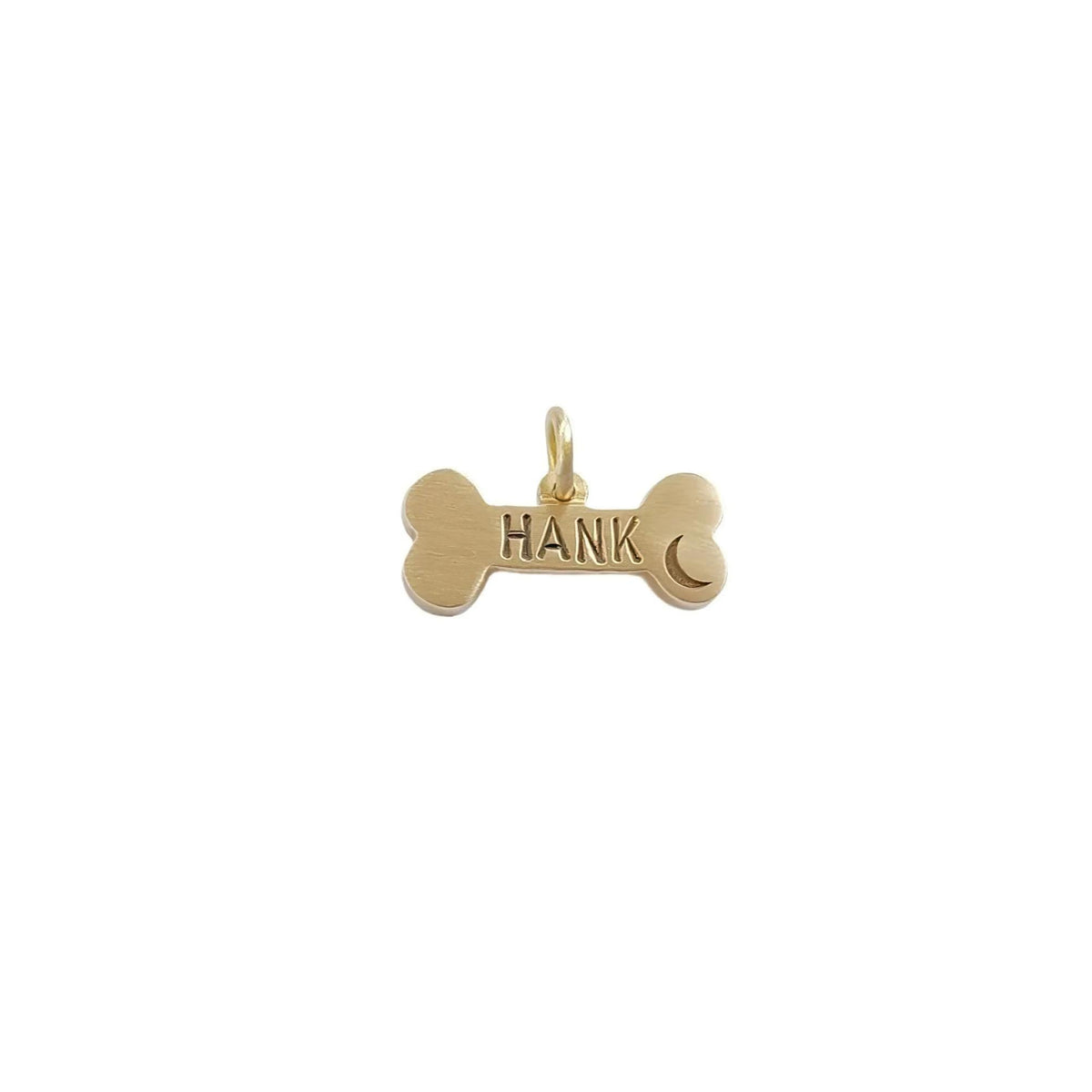 The Symbolic Bone Token | Heavy-Gauge Custom Motif Brass Pet ID Tag