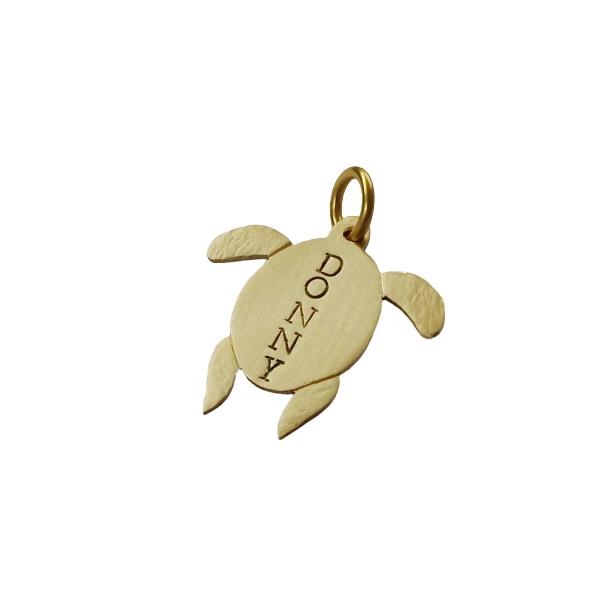 The Ancient Turtle Token | Artisan Nature Pet ID & Custom Motif Dog Tag, styled view