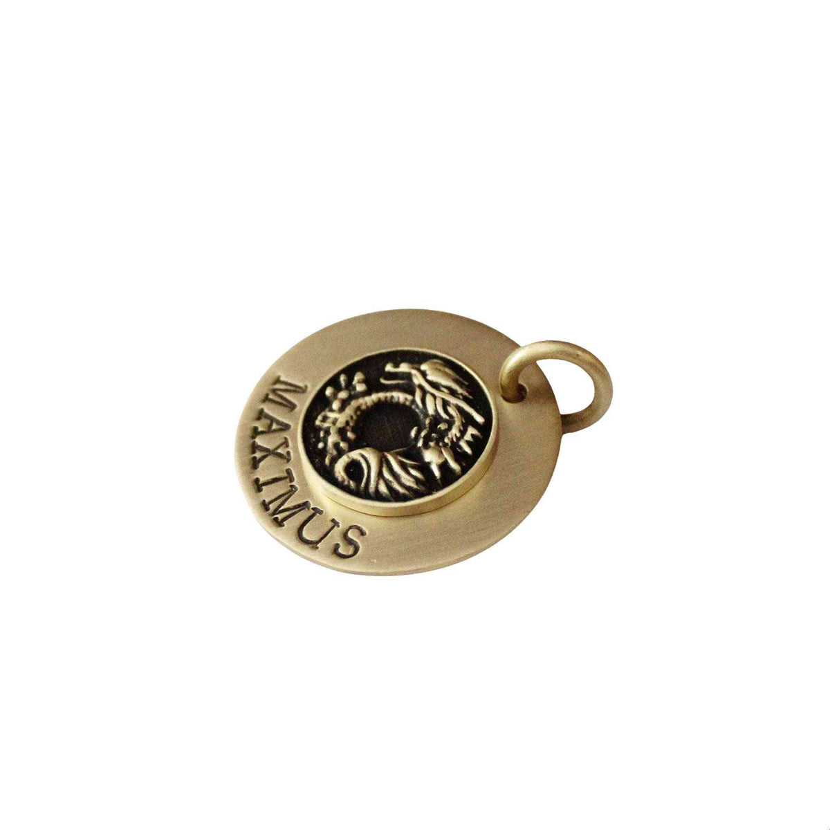 The Mythic Sigil | Artisan Dragon Pet ID & Custom Engraved Dog Tag, additional detail