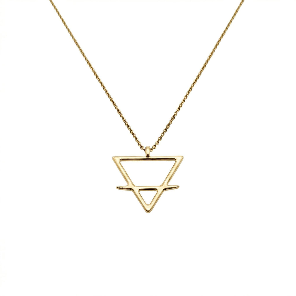 Earth Element Necklace | Grounding Talisman, close-up detail