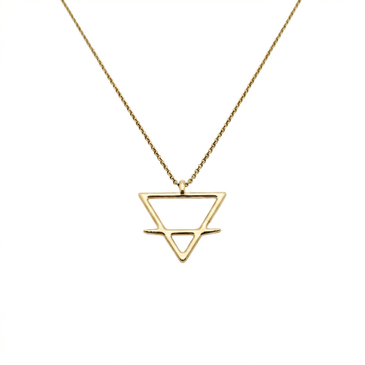 Earth Element Necklace | Grounding Talisman, close-up detail