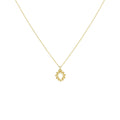 Olive Branch Necklace | Symbol of Peace & Growth, in Yellow Gold Plated finish