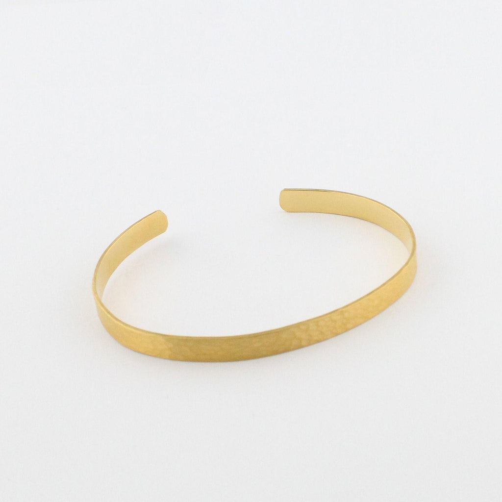 Hand-Hammered Silver Cuff Bracelet | Custom Engraved Hidden Message Band, alternate angle