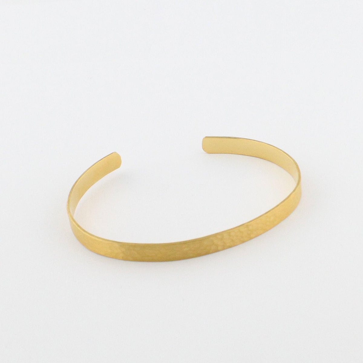 Hand-Hammered Silver Cuff Bracelet | Custom Engraved Hidden Message Band, alternate angle
