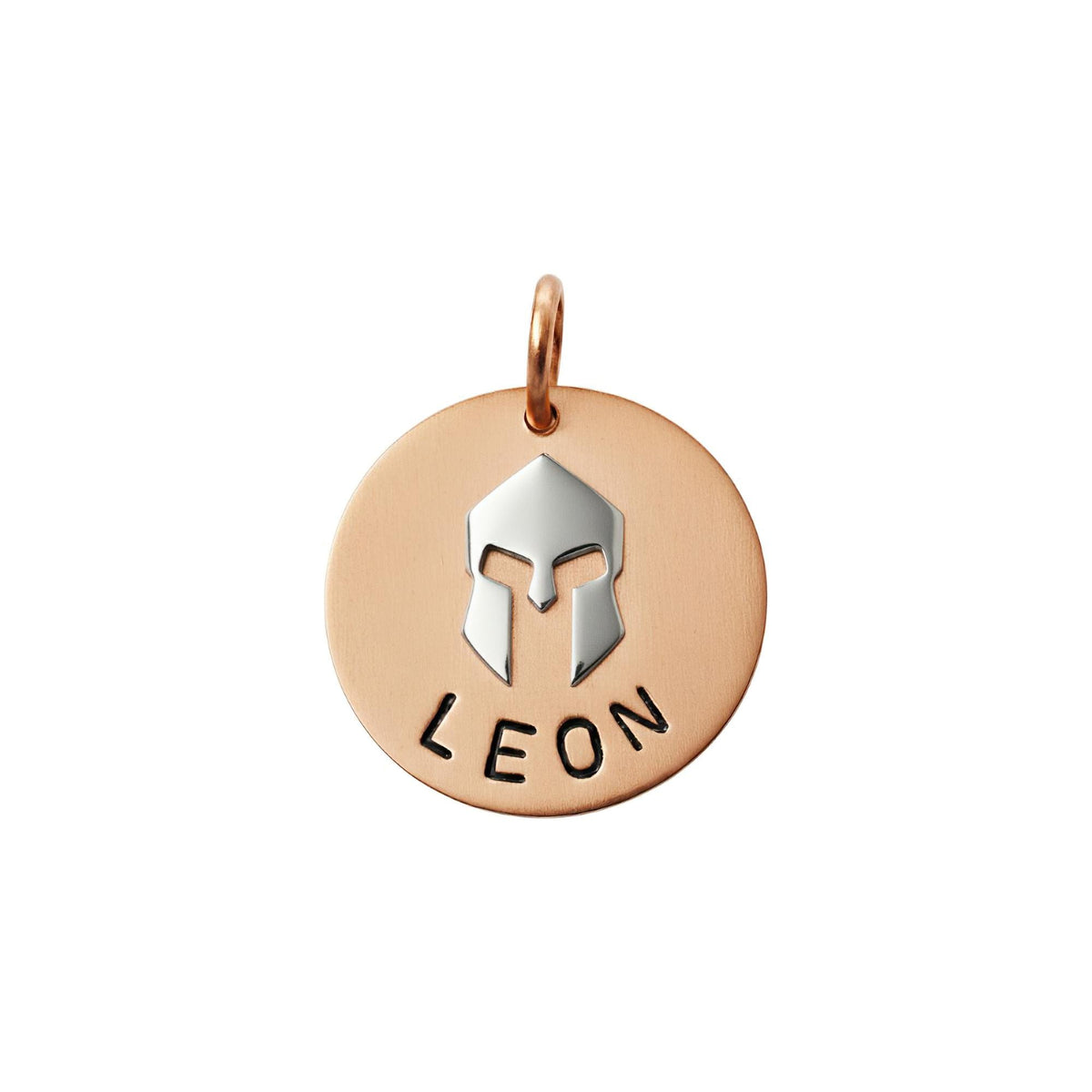 The Warrior’s Shield Token | Artisan Spartan Helmet Pet ID & Custom Tag