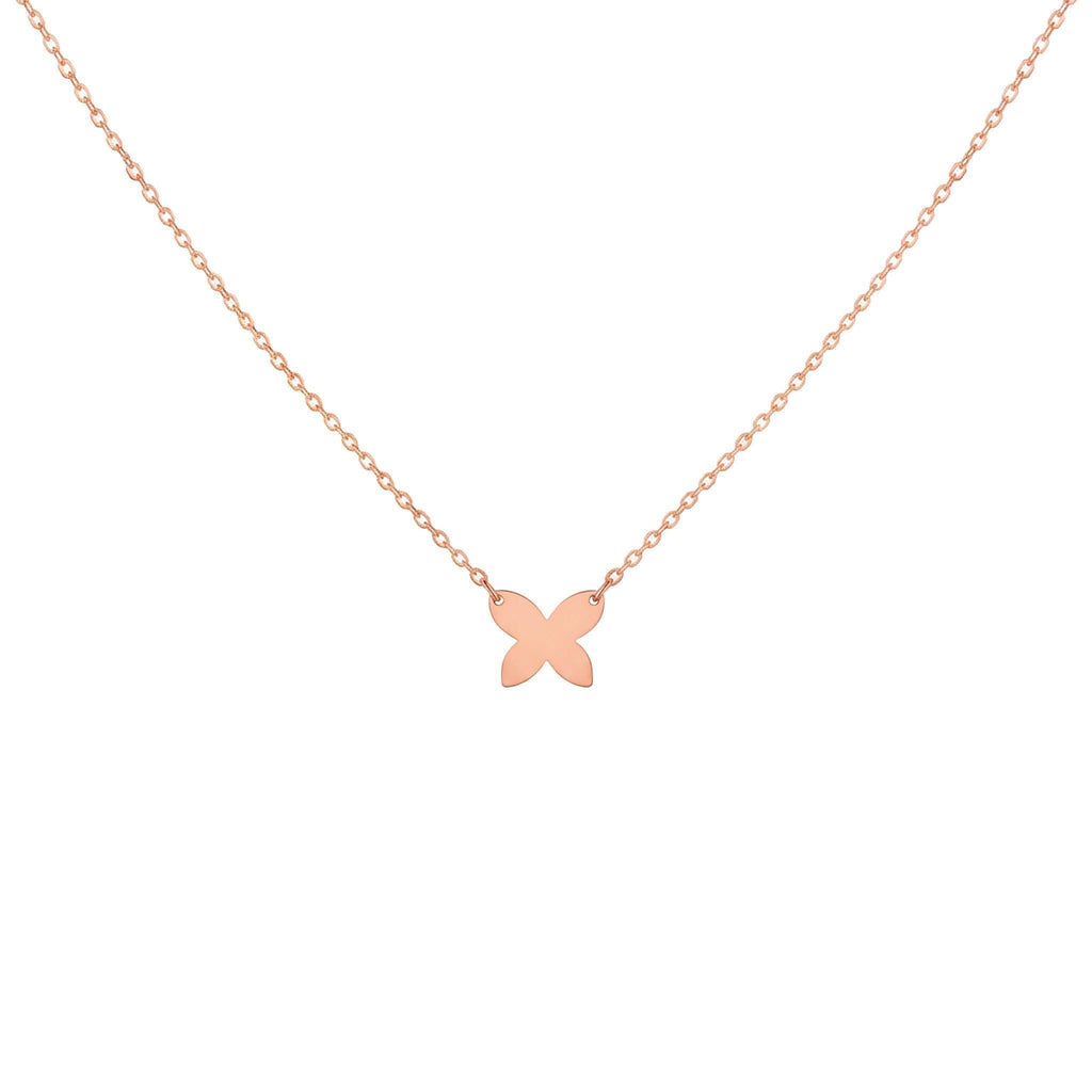 Butterfly Necklace | Transformation & Growth Charm, alternate angle