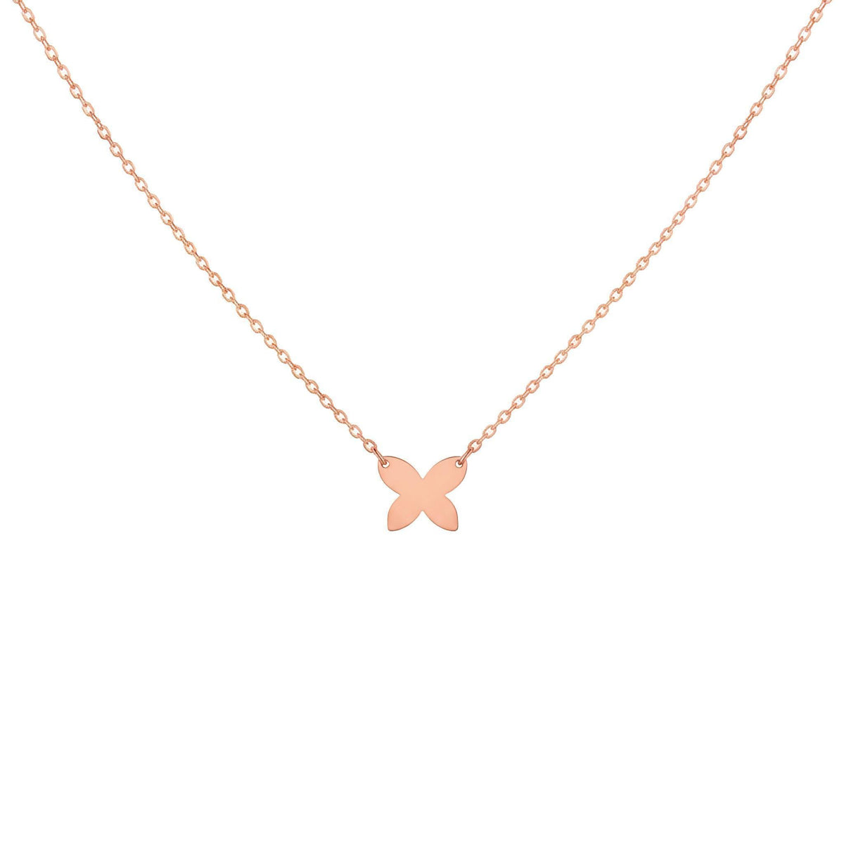 Butterfly Necklace | Transformation & Growth Charm, alternate angle