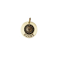 The Solis Sigil | Artisan Sun Pet ID & Custom Engraved Dog Tag, front view