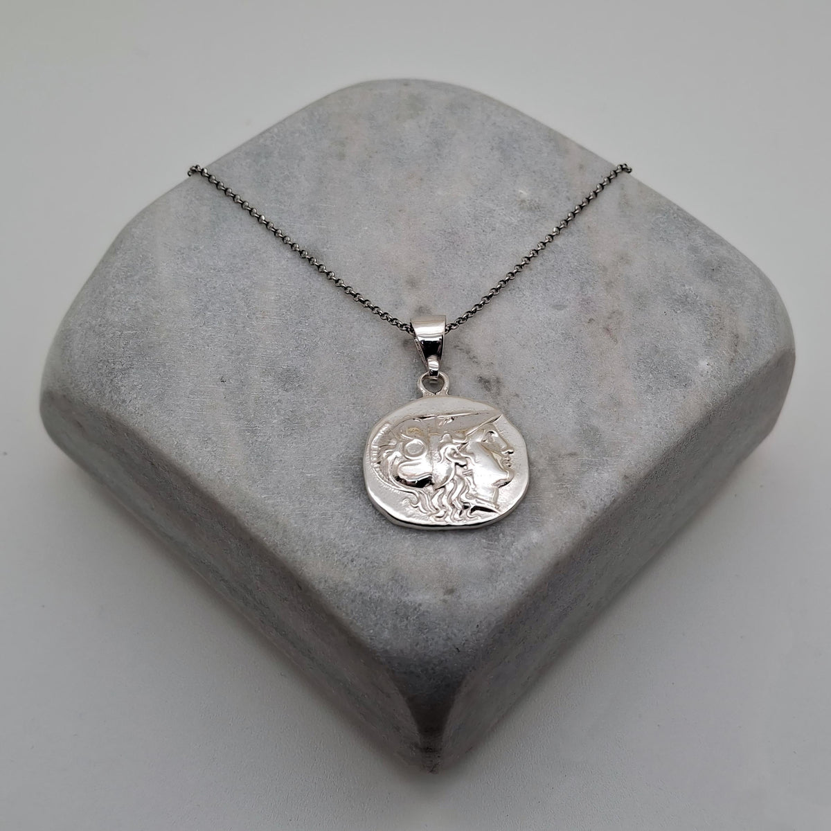 Alexander the Great Coin Necklace | Double-Sided Greek History Pendant
