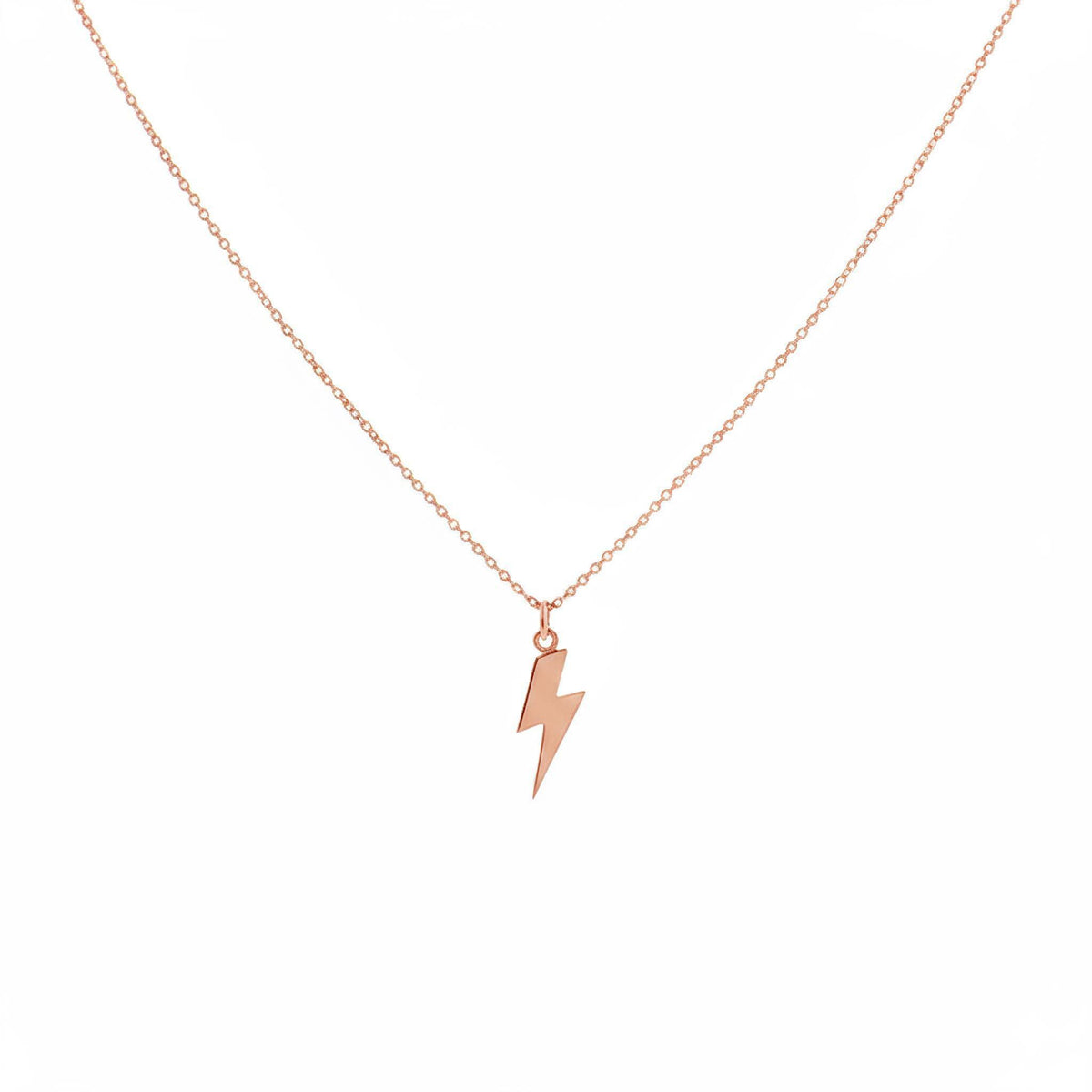 Lightning Bolt Necklace | Empowerment Talisman, close-up detail