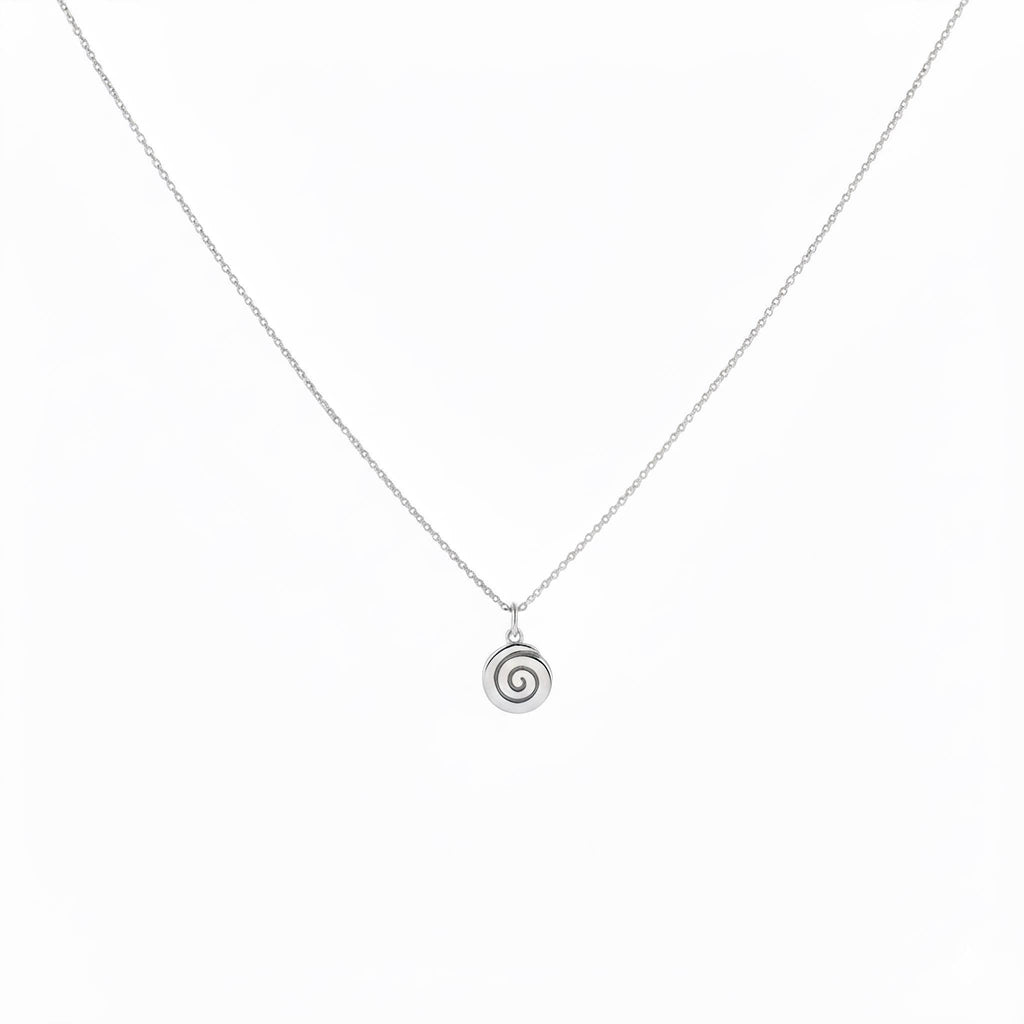 Spiral Necklace | Growth & Evolution Talisman, front view