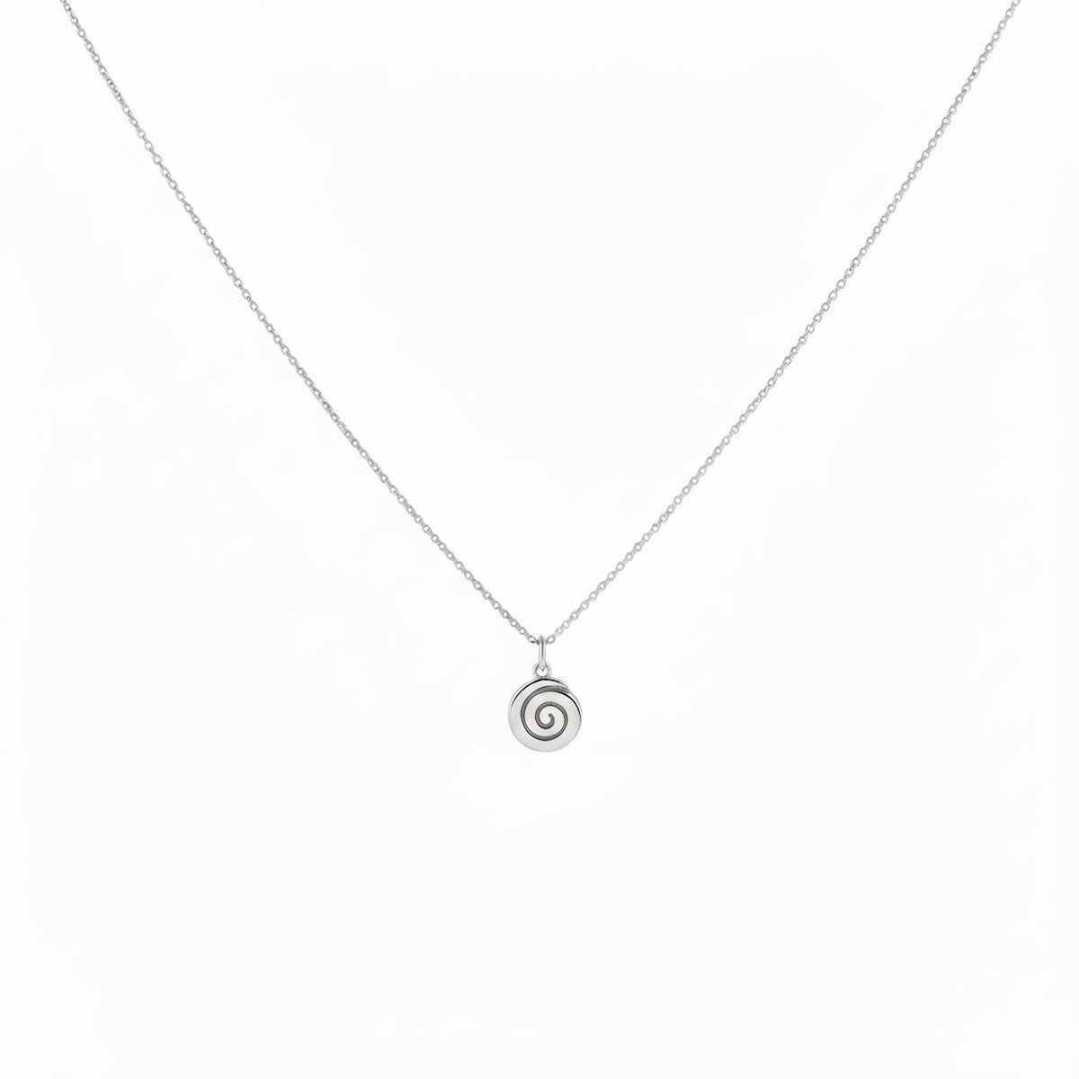 Spiral Necklace | Growth & Evolution Talisman, front view