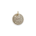 The Celestial Stardust Token | Artisan Star Pet ID & Custom Engraved Dog Tag, front view