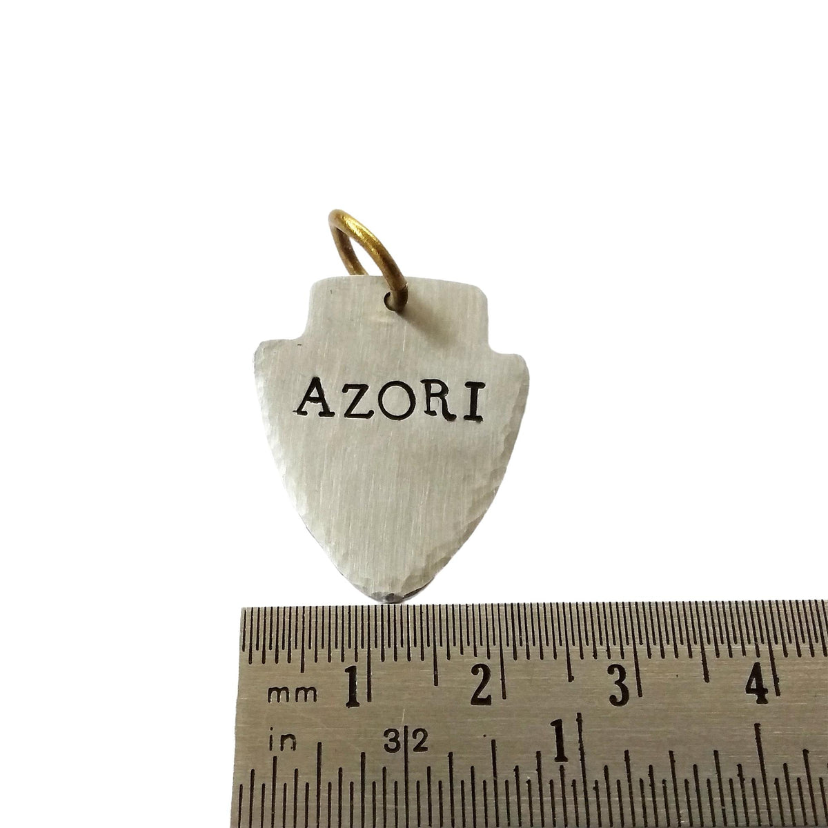 The Pathfinder Token | Artisan Arrowhead Dog Tag & Custom Pet ID, alternate angle