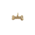 The Symbolic Bone Token | Heavy-Gauge Custom Motif Brass Pet ID Tag, with Four Paws motif